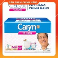 Bỉm người già CARYN dạng quần đủ size M16/L14/XL12, Bỉm người lớn mỏng nhẹ chống tràn mềm mại di chuyển tiện lợi