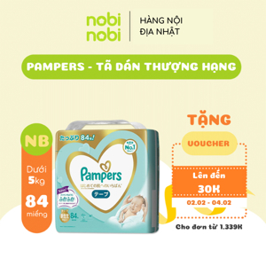 Tã giấy Pampers M64 (dành cho bé từ 6-11kg)