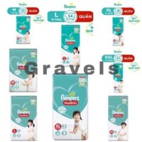 Bỉm Pampers Quần Giữ Dáng Mới Gói Cực Đại M74/L68/XL62/XXL56 - Pamper Gói Đại M60/L54/XL48/XXL44