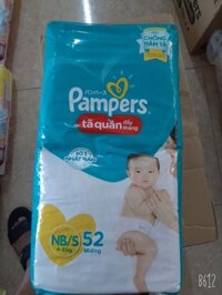 BỈM PAMPERS QUẦN NB/S 52