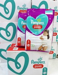 Bỉm Pampers UK size 5 active fit 68p