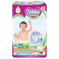 Bỉm quần Bobby size XL 62 miếng (cho bé 12 – 17kg)