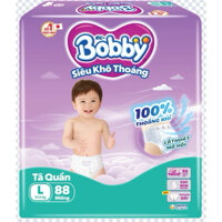 Bỉm quần Bobby Ultra siêu nhiều miếng tinh chất gạo non size M96/L88/XL76/XXL70