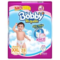 Bỉm quần Bobby XXL 28 miếng [SALE]