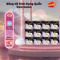 Bỉm quần cho mẹ sau sinh Veermoon 1 gói 5 miếng, combo 12 gói băng vệ sinh quần ban đêm tiết kiệm ạ (Che tên khi giao)