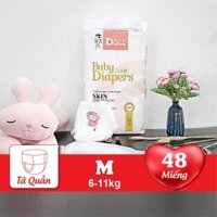 Bỉm quần Dr.EVA cho trẻ sơ sinh và trẻ em, siêu thấm hút, shop.anbinhgroup, size M (6-11kg) 48 cái