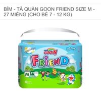 Bỉm quần goon friend 27 miếng sz M