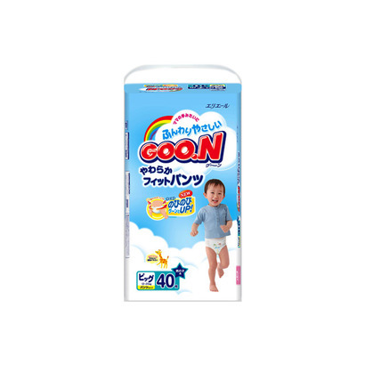 Tã quần Goo.n XL40 (dành cho bé trai từ 12-20kg)