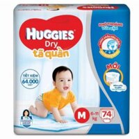 bỉm quần huggies M74 . L68. XL62