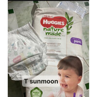 Bỉm quần Huggies Nature Made bỉm dán đủ size Nb60/S/M/L thương hiệu Mỹ Tã Bỉm Huggies Nature Made cao cấp quần/dán NB60/