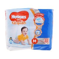 Bỉm quần Huggies size M 22 miếng cho bé từ 6 - 11kg - Đệm mây êm ái