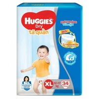 Bỉm quần Huggies size XL 34 miếng