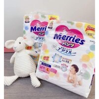 Bỉm quần Merries size M 52+6 miếng