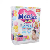 Bỉm quần Merries size M 58 miếng cho bé 6 – 11kg