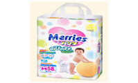 Bỉm quần Merries size M-58 miếng (cho bé 6-11kg)                     (Mã SP:                          BMR_003)