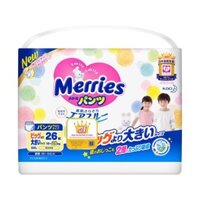 Bỉm quần Merries size XXL26