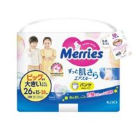 Bỉm quần Merries XXL 26 (New)