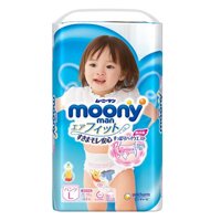 Bỉm quần Moony L44 (bé gái 9-14kg)