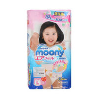 Bỉm quần Moony size L44 (9-14kg) Girl New