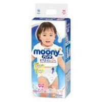 Bỉm quần Moony Xanh Tiêu chuẩn XL38 bé gái