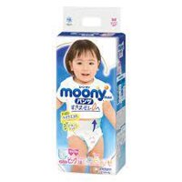 Bỉm quần Moony Xanh Tiêu chuẩn XL38 bé gái