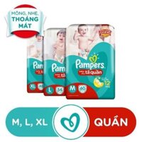 Bỉm Quần Pampers Baby-Dry bịch Jumbo đại đủ size M60/L54/XL48