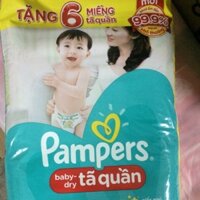 Bỉm quần pampers HÀNG THÊM MIẾNG và M60+6 L54+6 Xl48+4 miếng