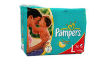 Bỉm quần Pampers size L - 20 miếng (cho bé 9 - 15kg)                     (Mã SP:                          BPE_013)