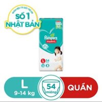 Bỉm quần pampers size L54