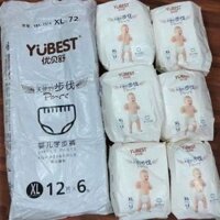 Bỉm quần Yubest Angle Size M 84/ L 78. Xl 72