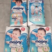 Bỉm quần/dán moony nội địa nhật đủ size (NB96/S40/M68/L58/M64/L60/XL44)
