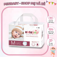 Bỉm Rose Baby Tã Dán - Tã Quần Tiêu Chuẩn Châu Âu, Thiết Kế Mỏng Gọn, Thấm Hút Siêu Tốt, Khô Thoáng Suốt 24H