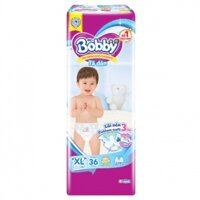 Bỉm – Tã dán Bobby size L – 68 miếng (Cho bé 9 – 13kg)