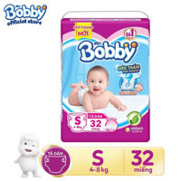BỈM – TÃ DÁN BOBBY SIZE S 32 MIẾNG