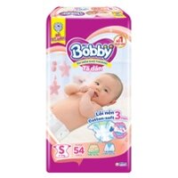 Bỉm – Tã dán Bobby size S 54 miếng (cho bé 4 – 8kg)