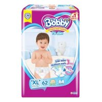 Bỉm Tã dán Bobby size XL 62 miếng (12 – 17 kg)