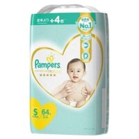 Bỉm tã dán cao cấp Pampers size S 64miếng (4-8kg)