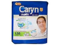 Bỉm tã dán CARYN L 10 miếng 								 								Tình trạng: 									 									Còn hàng