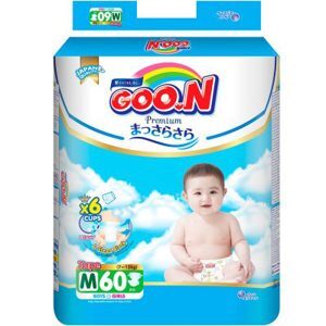 Bỉm - Tã dán Goon Premium M60 - 60 miếng (cho bé 7-12kg)