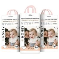 Bỉm - Tã dán Honey Premium size M 46 miếng (6-11kg) - Ruby Kids