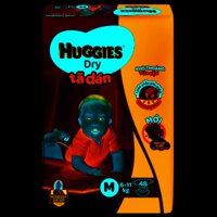 Bỉm tã dán Huggies Dry size M 48 miếng (6-11kg)