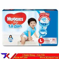 Bỉm – Tã dán Huggies L38 miếng ( trẻ 8 – 13 kg)