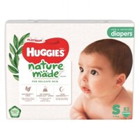 Bỉm - Tã dán Huggies Platinum siêu cao cấp size S - 82 miếng (Cho bé 4 - 8kg)