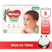 Bỉm – Tã dán Huggies Platinum siêu cao cấp size S – 82 miếng (Cho bé 4 – 8kg)