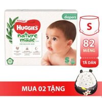 Bỉm – Tã dán Huggies Platinum siêu cao cấp size S – 82 miếng (Cho bé 4 – 8kg)