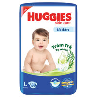 BỈM - TÃ DÁN HUGGIES SIZE L68 - 68 MIẾNG (CHO BÉ 8 - 13KG)