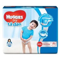 Bỉm - Tã dán Huggies size XXL - 30 miếng (Cho trẻ trên 14kg).