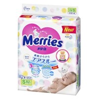 Bỉm - Tã dán Meries Cộng miếng Size S (4-8 Kg)