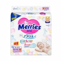 Bỉm - Tã dán Merries cộng miếng size NB 90 + 6 miếng (Dưới 5kg)