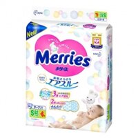 Bỉm – Tã dán Merries size NB 90 miếng (Dưới 5kg)